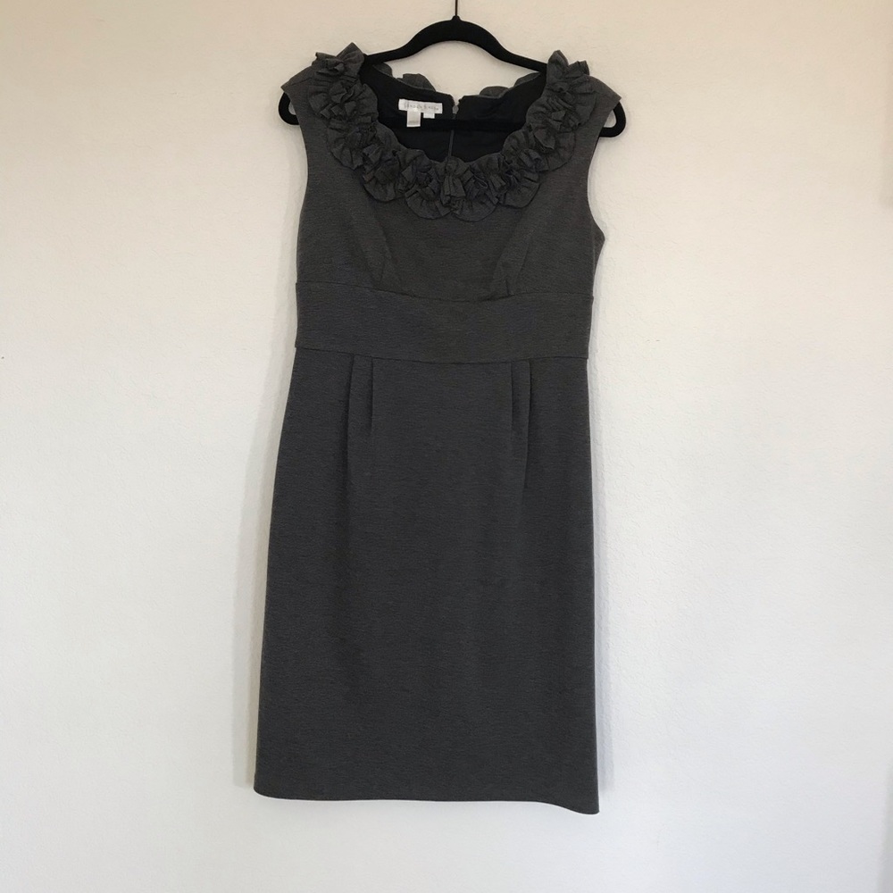 Grey 3/4 sleeveless dress